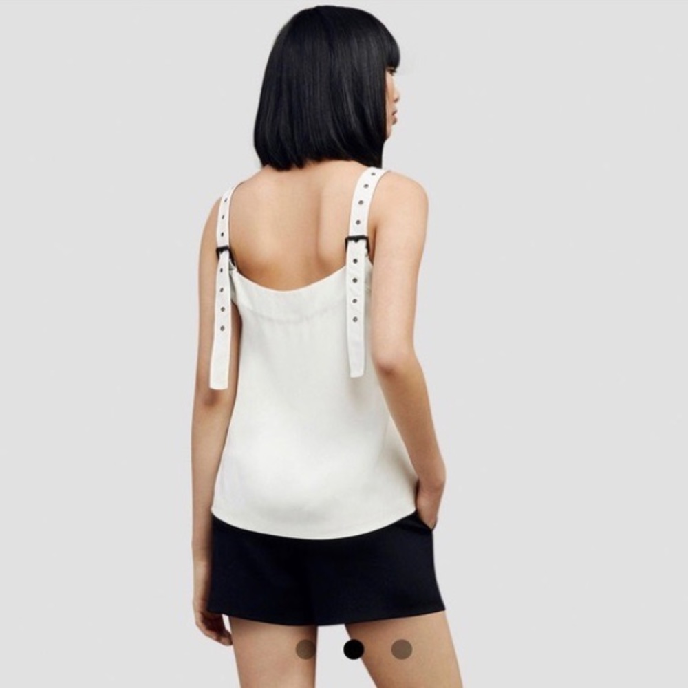 KENNETH COLE 🤍 Buckle Strap Tank Top